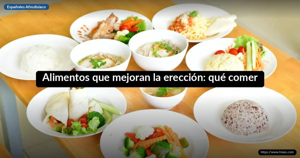 Alimentos que mejoran la erección: guía completa de qué comer 6 Alimentos que mejoran la erección: qué comer