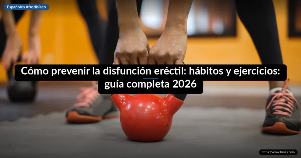 Cómo prevenir la disfunción eréctil: hábitos y ejercicios: guía completa 2026 1 Cómo prevenir la disfunción eréctil: hábitos y ejercicios: guía completa 2026