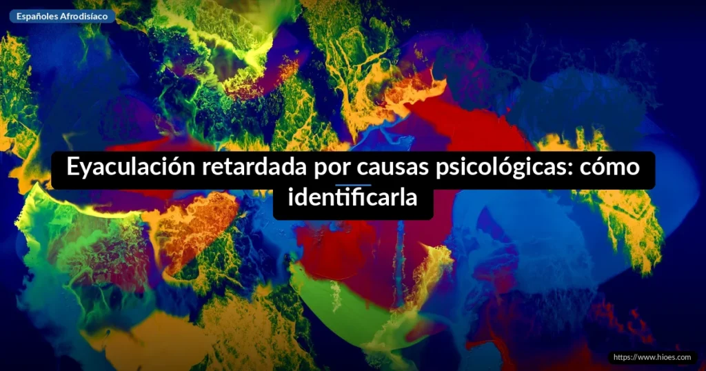 Eyaculación retardada por causas psicológicas: cómo identificarla 1 Eyaculación retardada por causas psicológicas: cómo identificarla