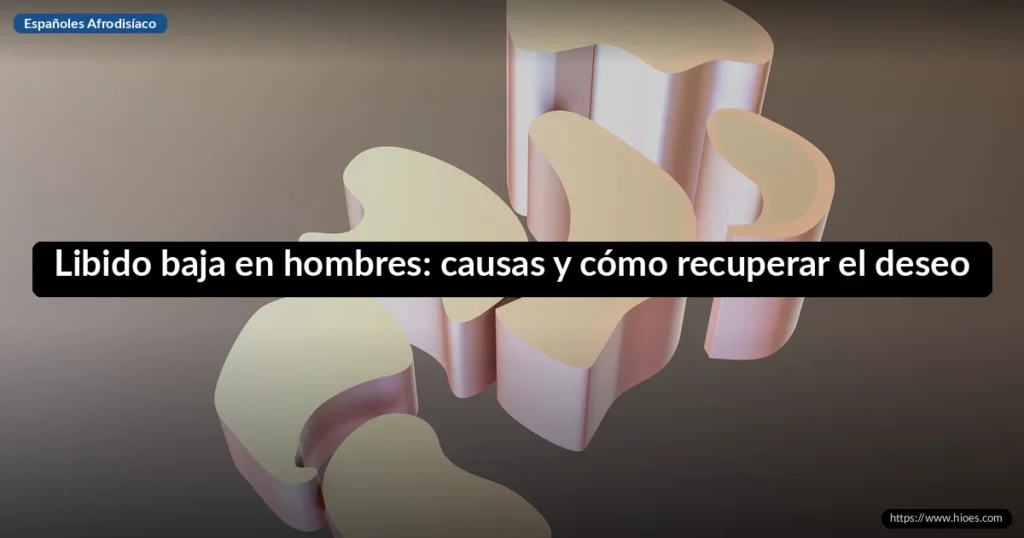 Libido baja en hombres: causas y cómo recuperar el deseo 10 Libido baja en hombres: causas y cómo recuperar el deseo
