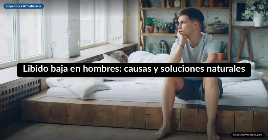 Libido baja en hombres: causas y soluciones naturales 3 Libido baja en hombres: causas y soluciones naturales