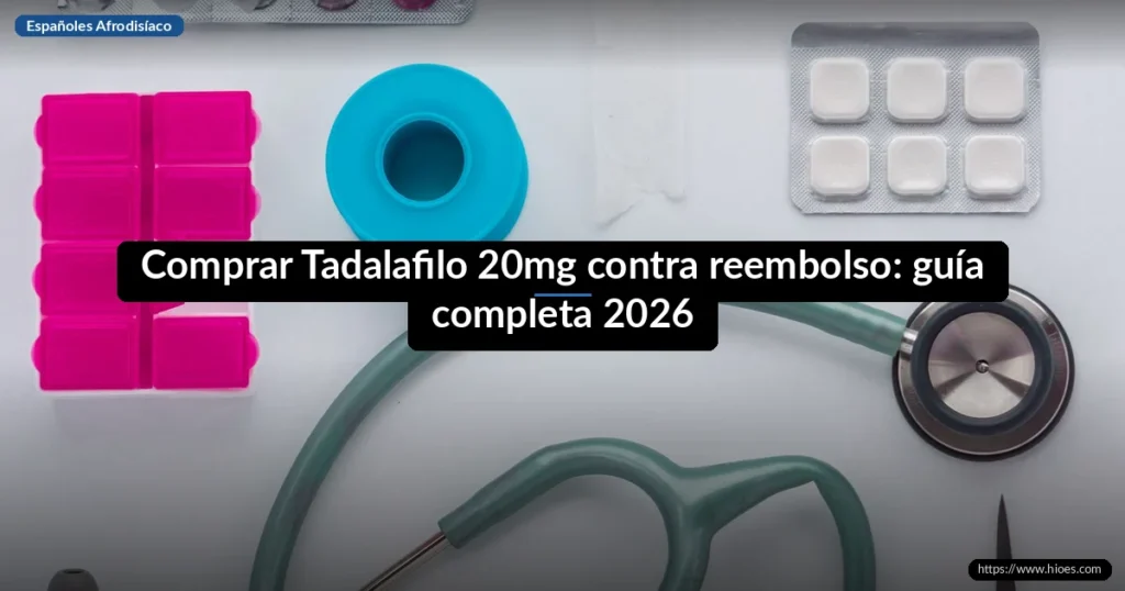 Comprar Tadalafilo 20mg contra reembolso: guía completa 2026 3 Comprar Tadalafilo 20mg contra reembolso: guía completa 2026