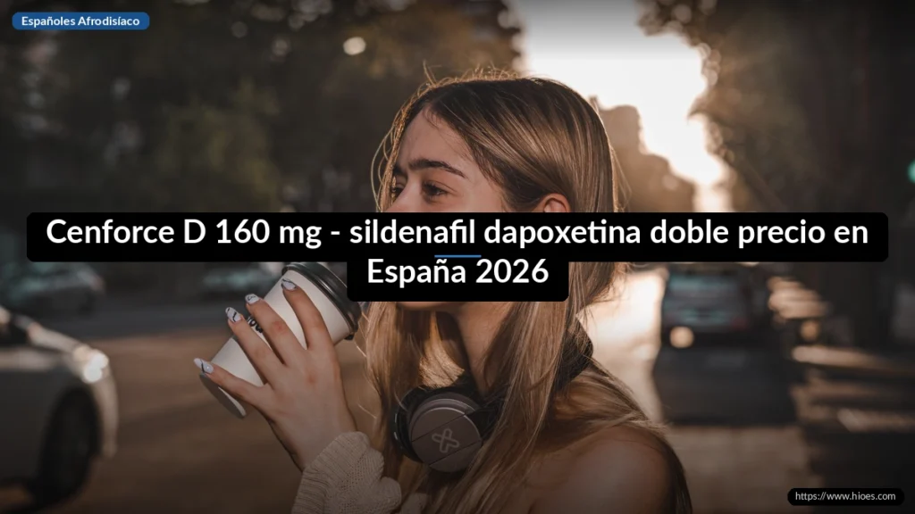 Cenforce D 160 mg - sildenafil dapoxetina doble precio en España 2026