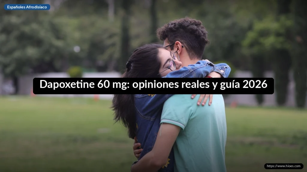 Dapoxetine 60 mg: opiniones reales y guía 2026